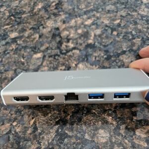 J5create Silver Mini Dock Hub